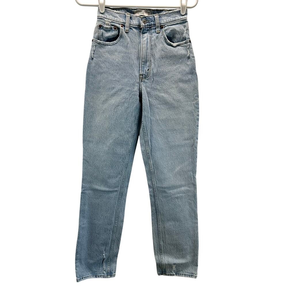 Abercrombie & Fitch The 90s Straight Ultra High Rise Curve Love 25/0